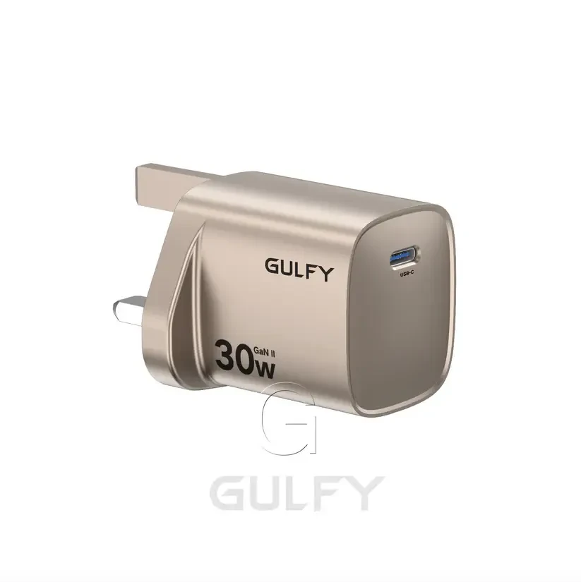 Gulfy Power Adapter 30W USB-C TO Lightning Cable شاحن جولفي مع كيبل ايفون
