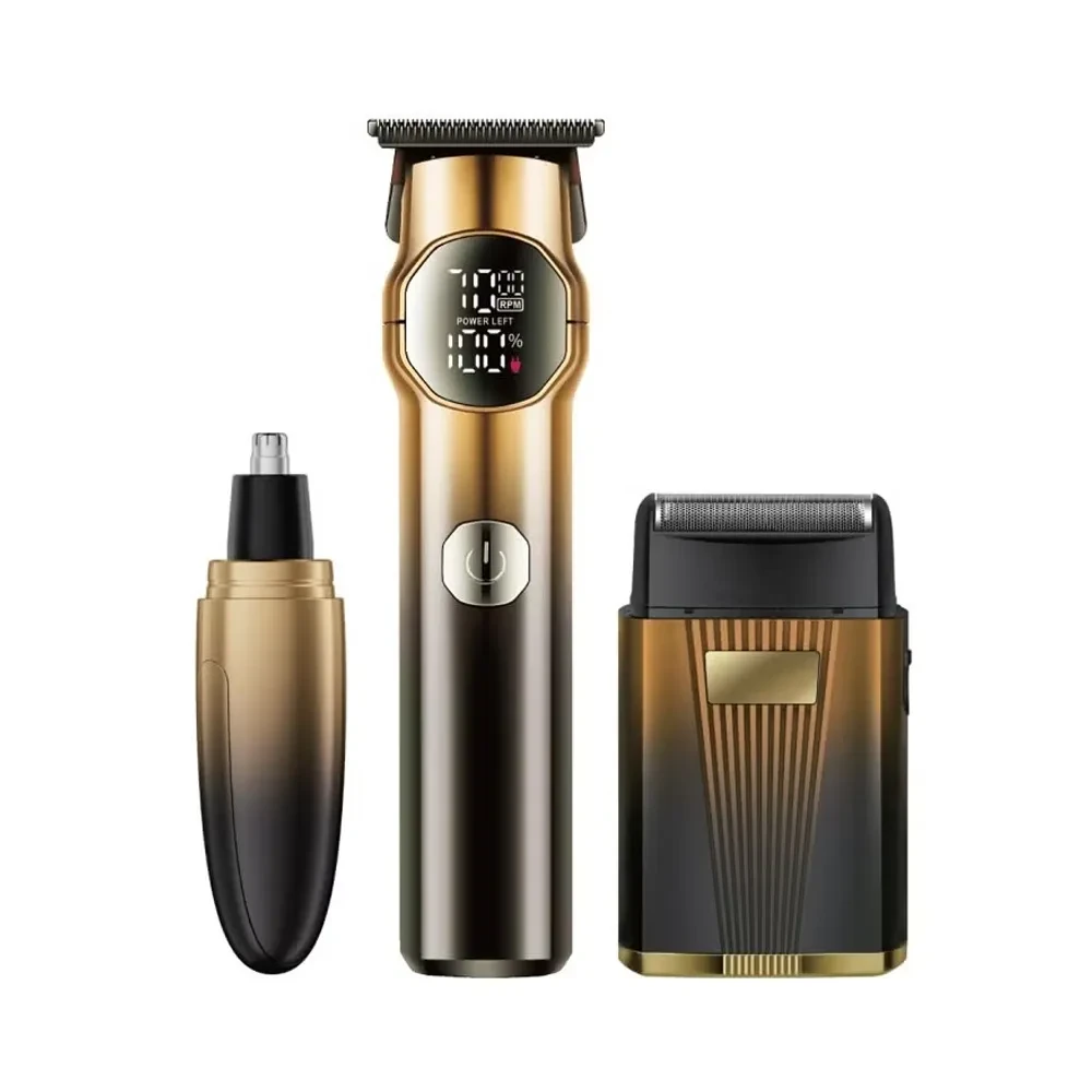 Moxedo 3 in 1 Grooming Kit Rechargeable-HT014---ماكينة حلاقة كهربائية للشعر