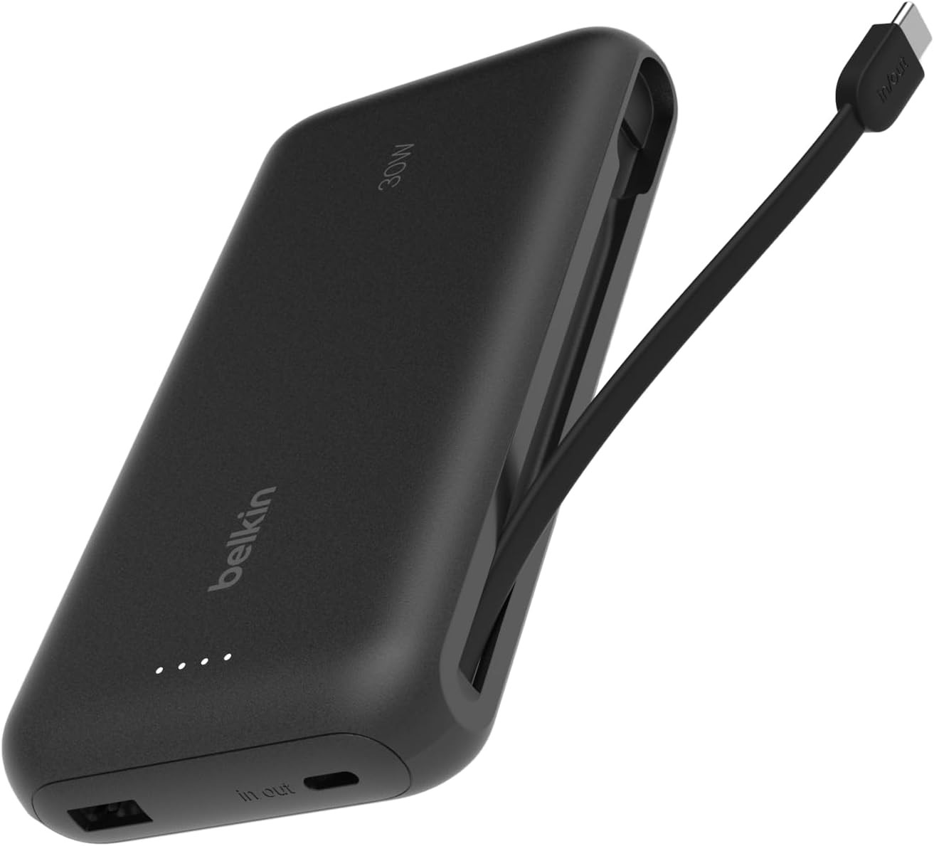 Belkin Boost Charge Power Bank(20k-30W)-With Cable-Black