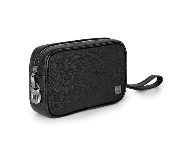 WiWU Master Genuine Leather Fingerprint Lock Pouch