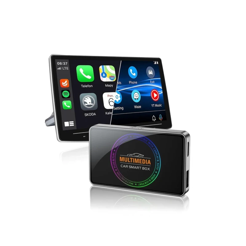 Moxedo CarPlay AI Smart Box 4k-CSB001 كار بلاي  للسيارة تحويل شاشة السيارة إلى نظام أندرويد متكامل