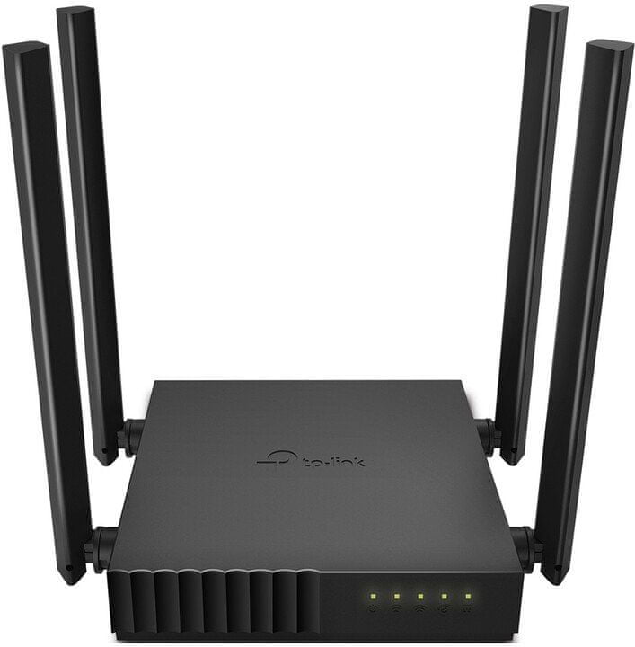 راوتر تي بي لينك آرشر C54 لاسلكي بتكنولوجيا AC1200 - لون أسود (TP-Link Wi-Fi Router Archer C54 - AC1200 - Black)