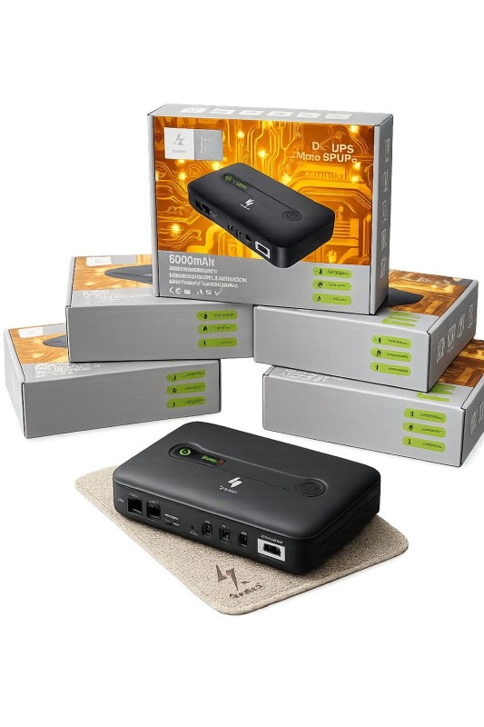 Speed DC UPS 8000mAh-Sp-U05-Black