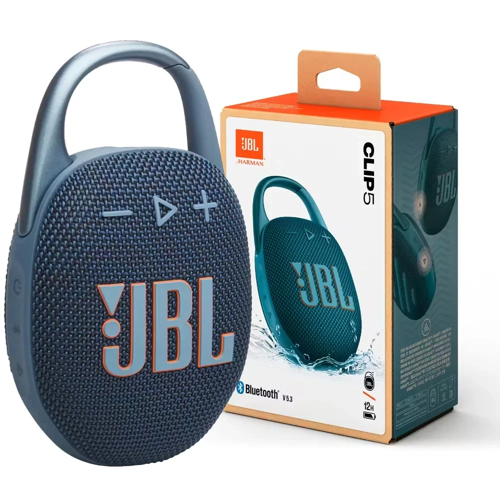 JBL Clip 5 Ultra-Portable Bluetooth Speaker/ Blue