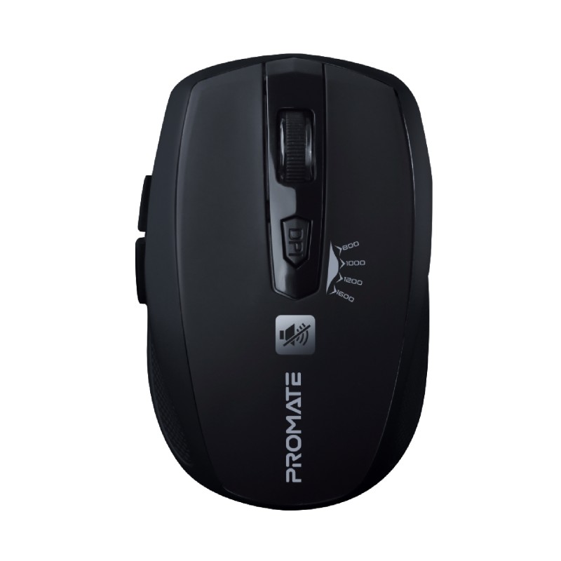 Promate Silent Wireless Mouse.Black