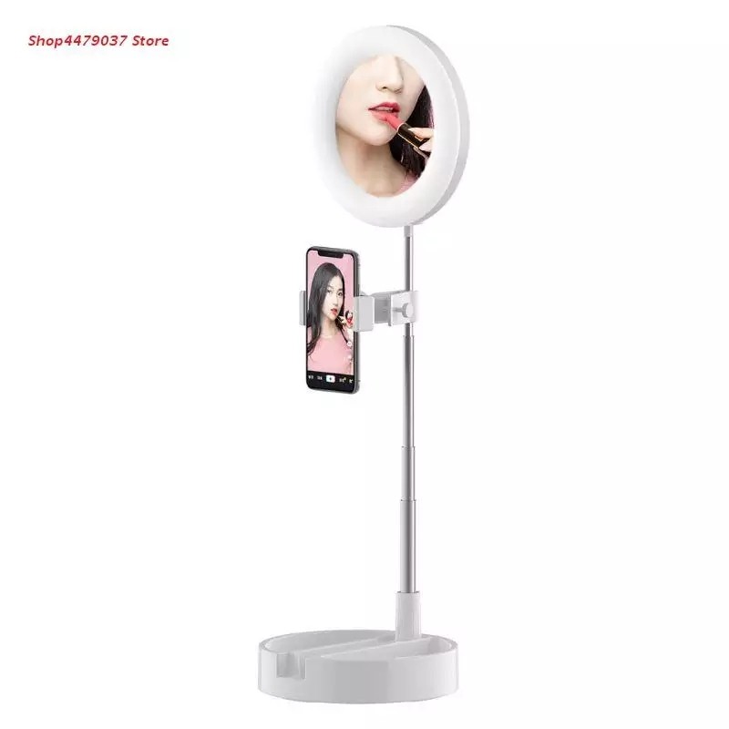 Multifunctional Retractable Ring Light with Phone Holder