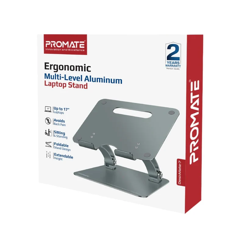 Promate Laptop Stand -Gray